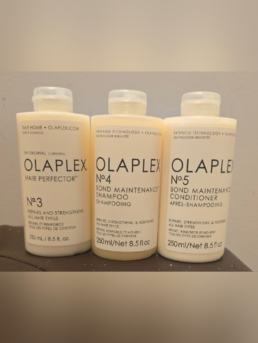 New Olaplex no 3;4;5 bundle-250ml each- Firm price